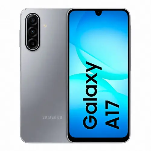 Smartphone Samsung Galaxy A17 4G 128GB 4GB RAM 4GB RAM Plus Câmera Tripla + Frontal 13 MP Tela 6,7” - Cinza