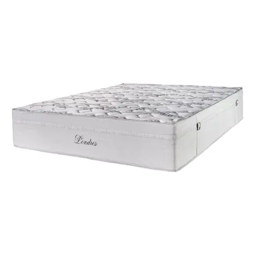 Colchão King Molas Ensacadas Cristalflex Londres 193x203x35cm Cinza