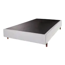 Base para Cama Box Casal Cristalflex Delta Linho 138x188x36cm Cinza