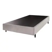 Base para Cama Box Casal Cristalflex Dallas 138x188x36cm Cinza