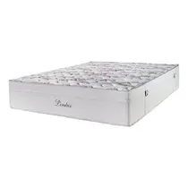 Colchão Casal Molas Ensacadas Cristalflex Londres 138x188x35cm Cinza