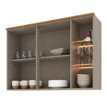 Armário Aéreo 120cm 2 Portas Indekes Damasco