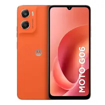 Smartphone Motorola Moto G06 4G 128GB 4GB RAM + 8GB Ram Boost Câmera Traseira 50MP + Frontal 8MP Tela 6,9” – Laranja