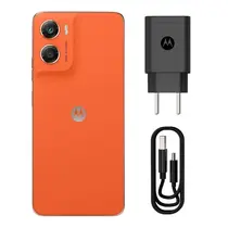 Smartphone Motorola Moto G06 4G 128GB 4GB RAM + 8GB Ram Boost Câmera Traseira 50MP + Frontal 8MP Tela 6,9” – Laranja