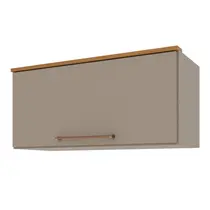 Armário Aéreo 80cm 1 Porta Indekes Damasco