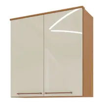 Armário Aéreo 80cm 2 Portas Indekes Damasco