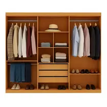 Guarda-Roupa Casal 6 Portas 2 Gavetas 100% MDF Genialflex Madri