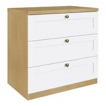 Cômoda 3 Gavetas 100% MDF Genialflex Infinity