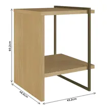 Mesa de Cabeceira 100% MDF Genialflex Infinity