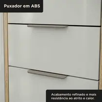 Balcão Pia 120cm 3 Portas 2 Gavetas MX Móveis Glória