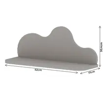 Prateleira Infantil 100% MDF Genialflex Nuvem