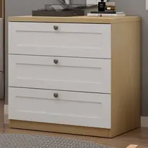 Cômoda 3 Gavetas 100% MDF Genialflex Infinity