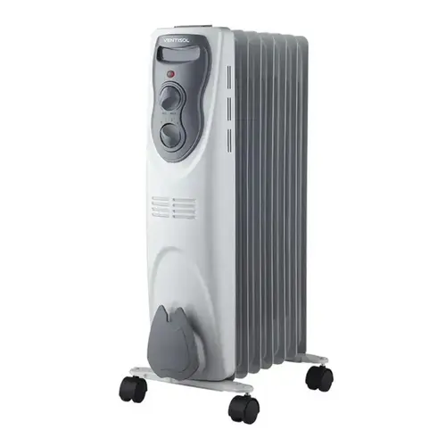 Aquecedor a Óleo Ventisol AO-02 1500W Branco/Cinza