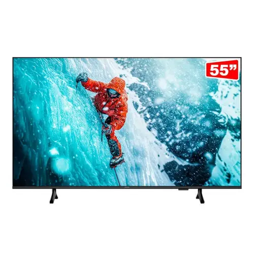 Smart TV 4K 55” Philips LED UHD 55PUG7300/78 Wi-Fi Dual Band com Comando de Voz HDR 3 HDMI 2 USB