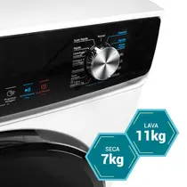 Lava e Seca Philco 11kg PLS11A Inverter Plus Branco