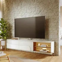 Rack para TV até 75 Polegadas 2,16m Pés em Metal Colibri Amalfi
