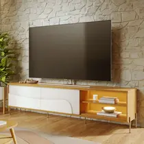 Rack para TV até 75 Polegadas 2,16m Pés em Metal Colibri Amalfi