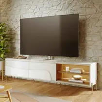 Rack para TV até 75 Polegadas 2,16m Pés em Metal Colibri Amalfi
