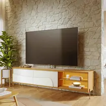 Rack para TV até 75 Polegadas 2,16m Pés em Metal Colibri Amalfi
