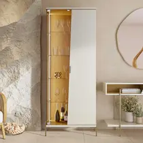 Cristaleira 70cm 2 Portas com Vidro Colibri Sena