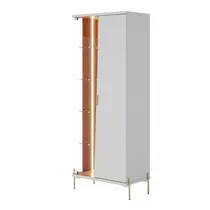 Cristaleira 70cm 2 Portas com Vidro Colibri Sena