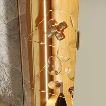 Cristaleira 70cm 2 Portas com Vidro Colibri Sena