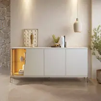 Buffet 4 Portas com Vidro 179cm Colibri Sena