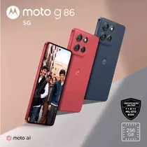 Smartphone Motorola Moto G86 5G 256GB 8GB RAM Câmera Dupla + Frontal 32MP Tela 6.7” - Grafite