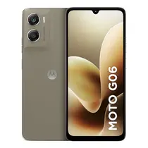 Smartphone Motorola Moto G06 4G 256GB 4GB RAM + 8GB Ram Boost Câmera Traseira 50MP + Frontal 8MP Tela 6,9” – Bege
