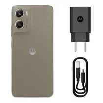 Smartphone Motorola Moto G06 4G 256GB 4GB RAM + 8GB Ram Boost Câmera Traseira 50MP + Frontal 8MP Tela 6,9” – Bege