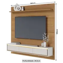 Painel para TV até 65 Polegadas 1,8m com LED Colibri Tahiti