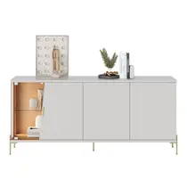 Buffet 4 Portas com Vidro 179cm Colibri Sena