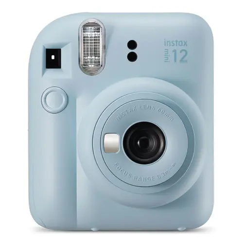 Kit Câmera Instantânea Fujifilm Instax Mini 12 com Bolsa para Transporte - Azul.