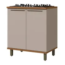 Balcão para Cooktop 80cm 2 Portas Indekes Munique