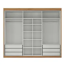 Guarda-Roupa Casal 3 Portas 6 Gavetas Maxel Senna