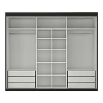 Guarda-Roupa Casal 3 Portas 6 Gavetas Maxel Senna