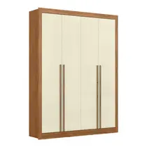 Guarda-Roupa Casal 4 Portas 3 Gavetas Maxel Cannes