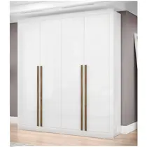 Guarda-Roupa Casal 4 Portas 3 Gavetas Maxel Cannes