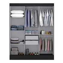 Guarda-Roupa Casal 3 Portas 2 Gavetas Maxel San Marino