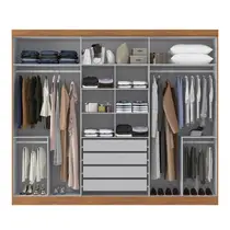 Guarda-Roupa Casal 6 Portas 4 Gavetas Maxel Titanium