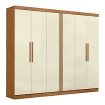 Guarda-Roupa Casal 6 Portas 4 Gavetas Maxel Titanium