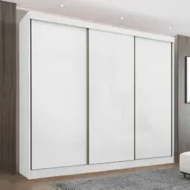 Guarda-Roupa Casal 3 Portas 8 Gavetas Maxel Âmbar