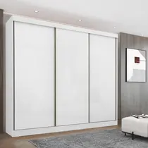 Guarda-Roupa Casal 3 Portas 8 Gavetas Maxel Âmbar