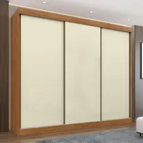 Guarda-Roupa Casal 3 Portas 8 Gavetas Maxel Âmbar