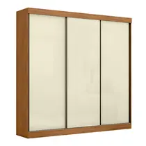 Guarda-Roupa Casal 3 Portas 8 Gavetas Maxel Âmbar