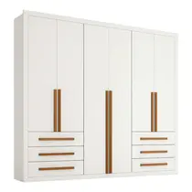 Guarda-Roupa Casal 6 Portas 6 Gavetas Maxel Venetto
