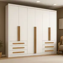 Guarda-Roupa Casal 6 Portas 6 Gavetas Maxel Venetto