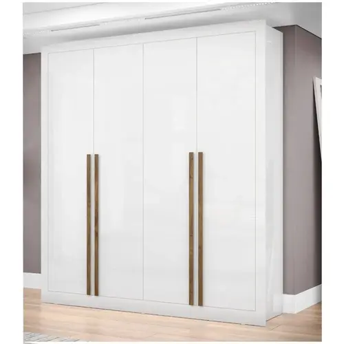 Guarda-Roupa Casal 4 Portas 3 Gavetas Maxel Cannes