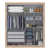 Guarda-Roupa Casal 4 Portas 3 Gavetas Maxel Cannes