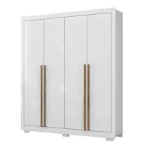 Guarda-Roupa Casal 4 Portas 3 Gavetas Maxel Cannes